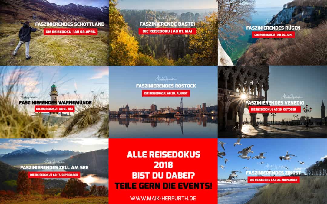 Faszinierendes … Alle Termine unserer Reisedokus auf einen Blick!