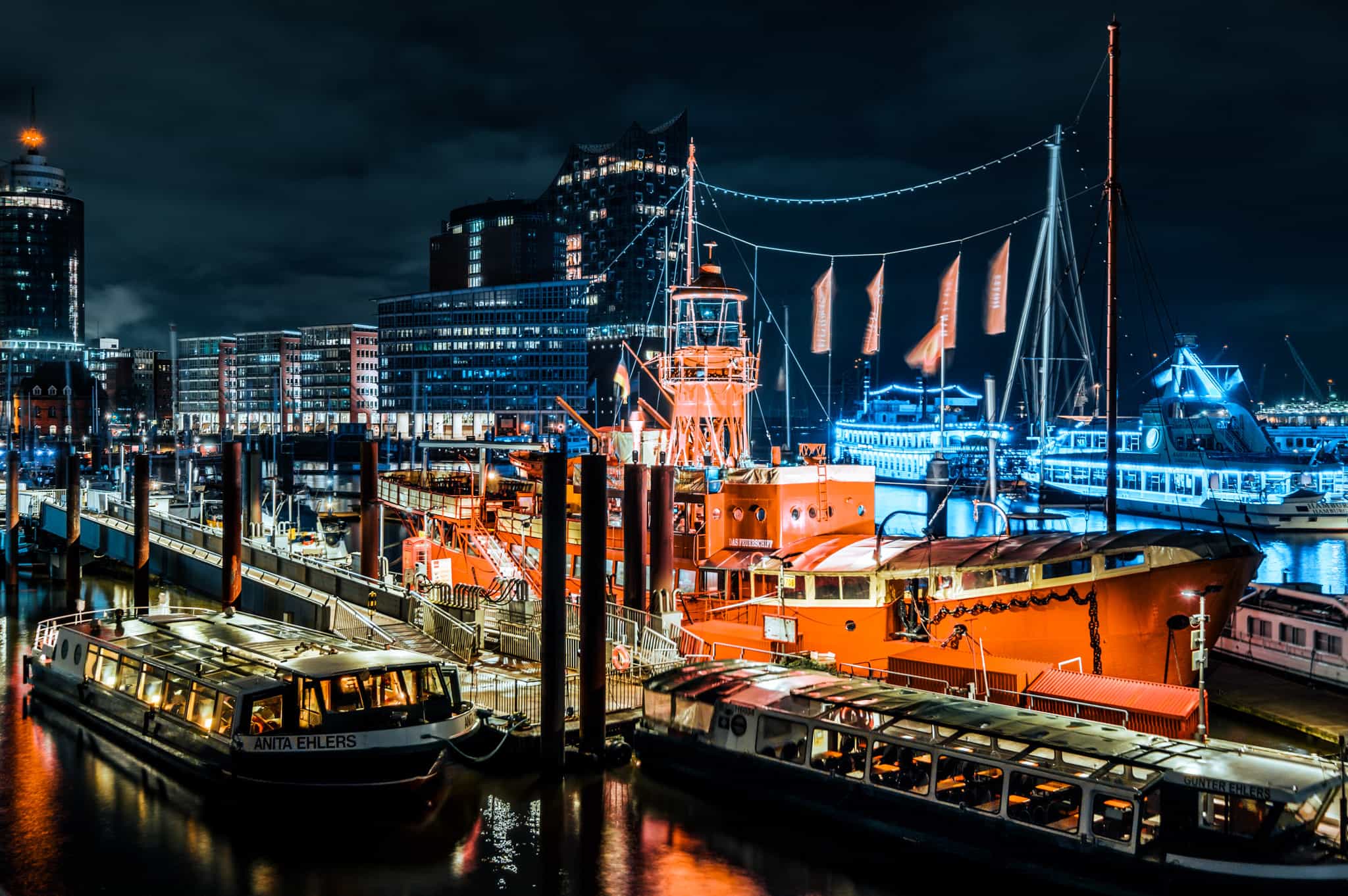 Feuerschiff Nacht