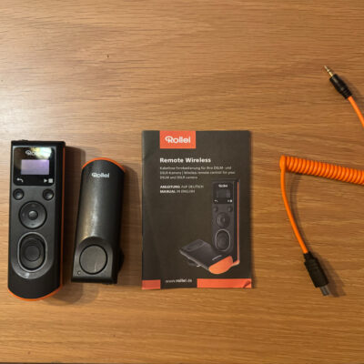 Rollei Wireless Fernauslöser für Sony – erlaubt die kabellose Fernauslösung, Langzeitbellichtungen, Serienbild und Zeitintervall Aufnahmen Ihrer (Hersteller) DSLM/DSLR Kamera, LCD-Display beleuchtet