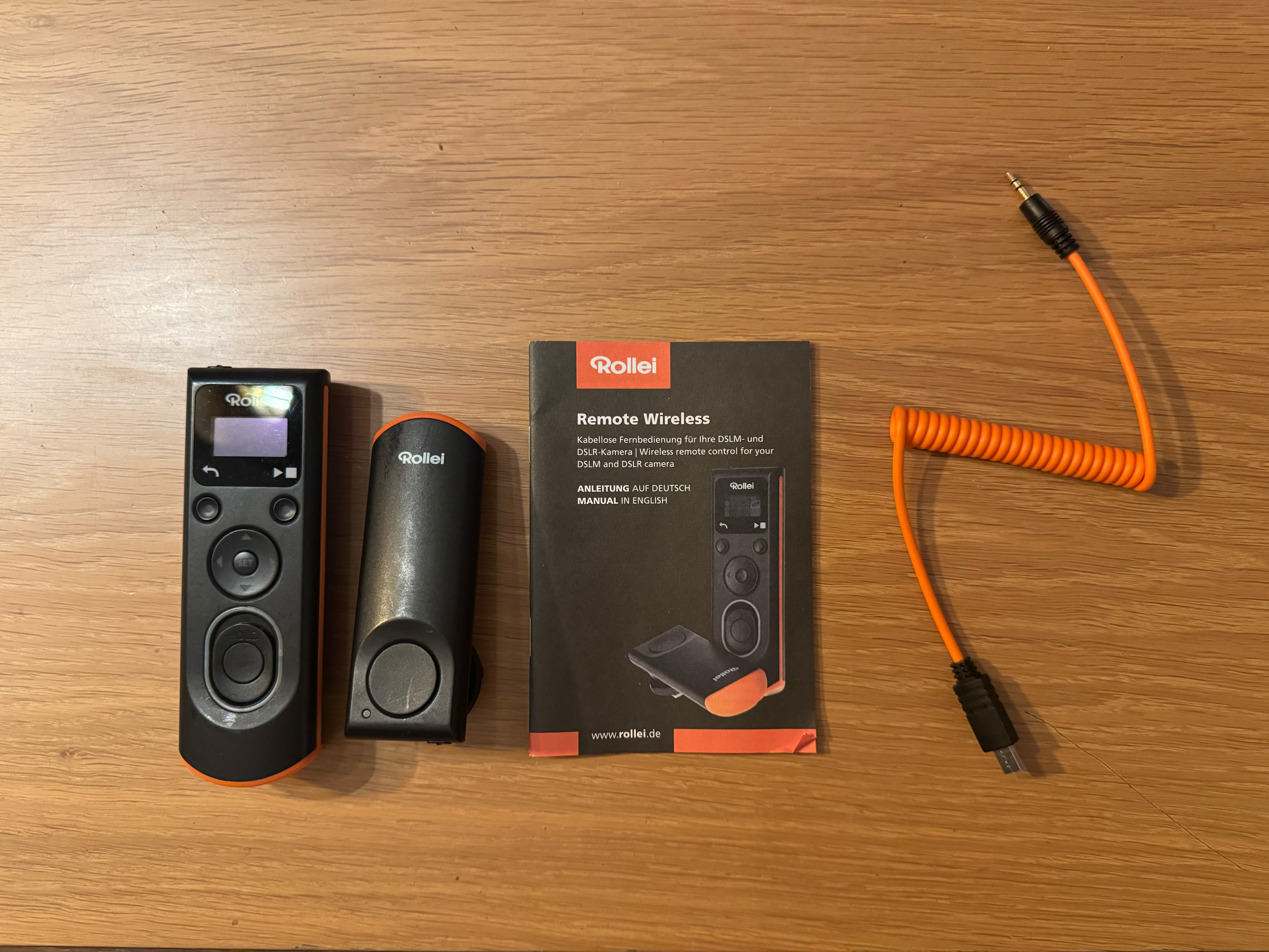 Rollei Wireless Fernauslöser für Sony – erlaubt die kabellose Fernauslösung, Langzeitbellichtungen, Serienbild und Zeitintervall Aufnahmen Ihrer (Hersteller) DSLM/DSLR Kamera, LCD-Display beleuchtet