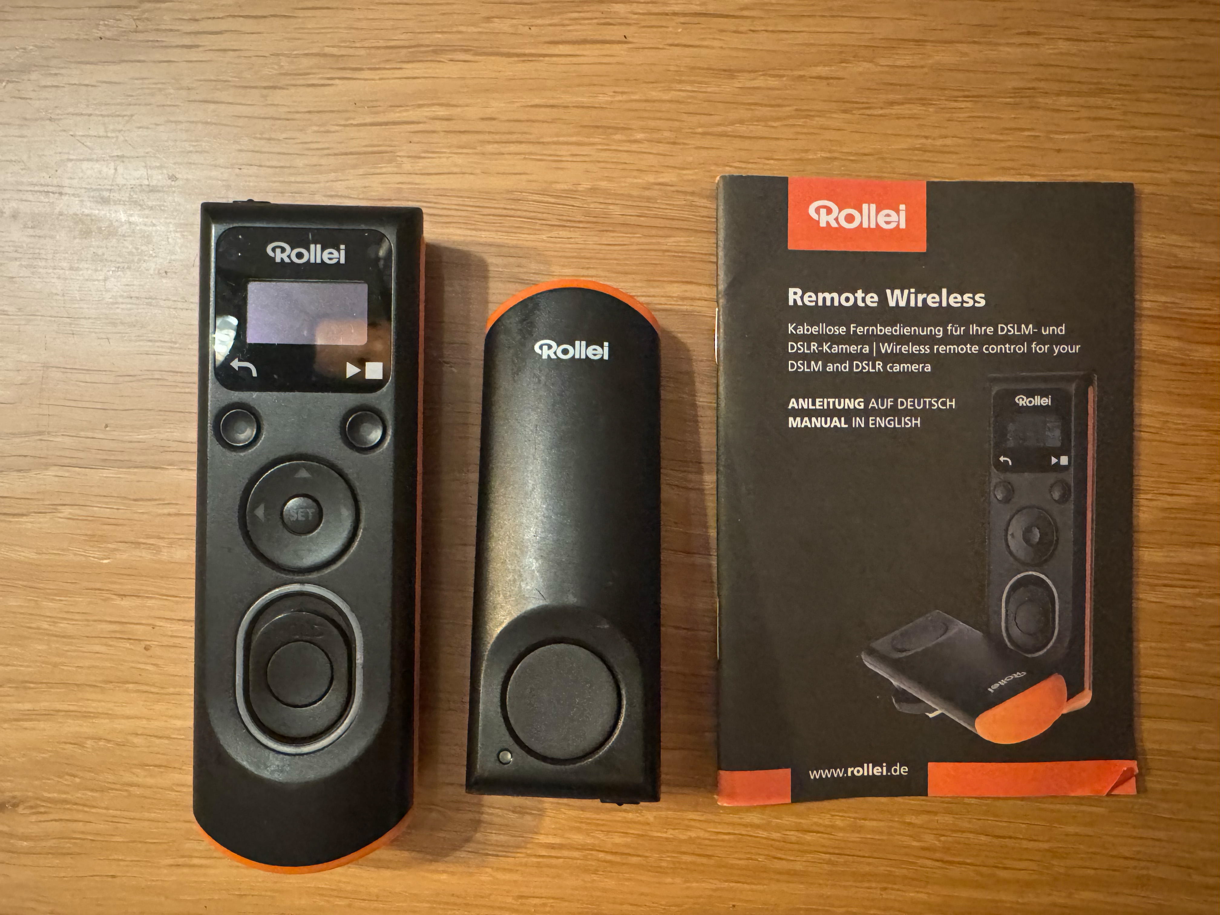 Rollei Wireless Fernauslöser für Sony – erlaubt die kabellose Fernauslösung, Langzeitbellichtungen, Serienbild und Zeitintervall Aufnahmen Ihrer (Hersteller) DSLM/DSLR Kamera, LCD-Display beleuchtet – Bild 2